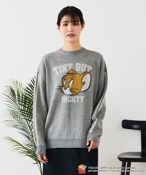 Tom&Jerry(トムアンドジェリー)の「【TOM&JERRY/トムとジェリー】ジャガードニット(ニット/セーター・レディース・ワイン/ブルー/オフホワイト/グレー/ベージュ/ネイビー・LARGE/MEDIUM)」の18枚目の写真