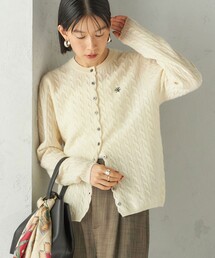 ◇美品【エポカ】レイヤード カシミヤ カーディガン ベージュ 40 カーディガン⁄ボレロ（ベージュ系・カシミヤ）ファッション通販 - ZOZOTOWN