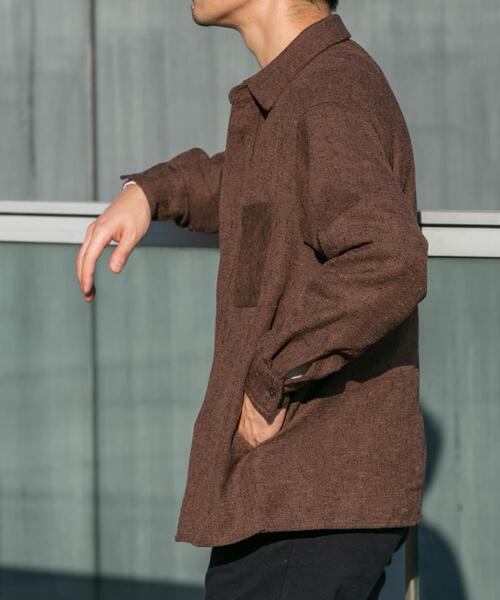 【新品同様】ボッテガヴェネタ　シャツ　胸ポケット　サファリシャツ　ブラウン　36 ced-8823-67482ff64f5a3.jpg