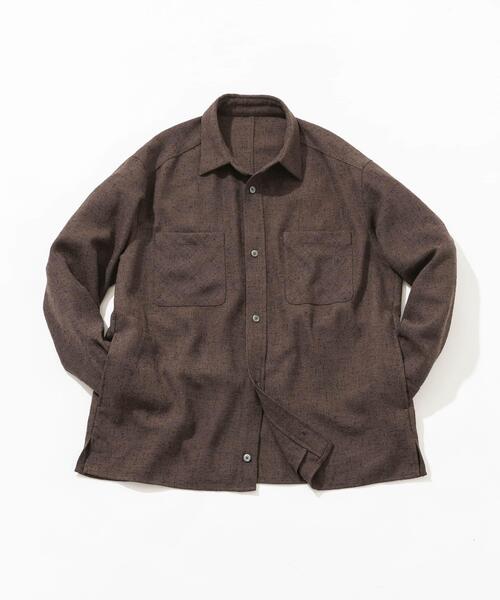 セール】ツイードサイドポケットシャツ（シャツ/ブラウス）｜URBAN