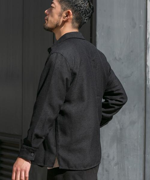 URBAN RESEARCH ROSSO MEN(アーバンリサーチロッソメン)の「ツイードサイドポケットシャツ(シャツ/ブラウス・メンズ・ブラウン/ブラック・LARGE/MEDIUM)」の18枚目の写真