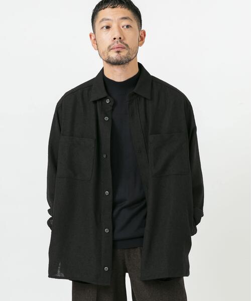 URBAN RESEARCH ROSSO MEN(アーバンリサーチロッソメン)の「ツイードサイドポケットシャツ(シャツ/ブラウス・メンズ・ブラウン/ブラック・LARGE/MEDIUM)」の22枚目の写真