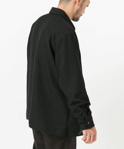 URBAN RESEARCH ROSSO MEN(アーバンリサーチロッソメン)の「ツイードサイドポケットシャツ(シャツ/ブラウス・メンズ・ブラウン/ブラック・LARGE/MEDIUM)」の9枚目の写真
