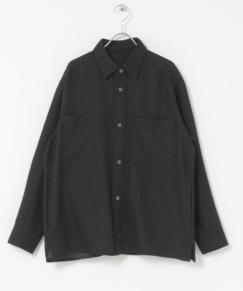 URBAN RESEARCH ROSSO MEN(アーバンリサーチロッソメン)の「ツイードサイドポケットシャツ(シャツ/ブラウス・メンズ・ブラウン/ブラック・LARGE/MEDIUM)」の13枚目の写真