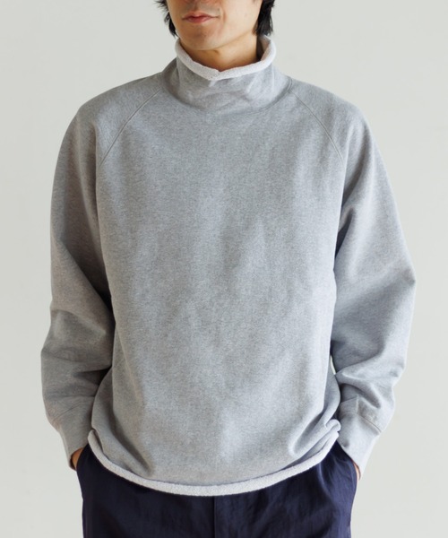 WALLA WALLA SPORT(ワラワラスポーツ)の「WALLA WALLA 13oz ROLL NECK TURTLE(スウェット・メンズ・インディゴブルー/ブラック/ヘザーグレー・S/M/L)」の3枚目の写真