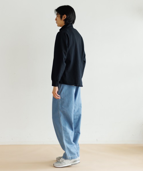 WALLA WALLA SPORT(ワラワラスポーツ)の「WALLA WALLA 13oz ROLL NECK TURTLE(スウェット・メンズ・インディゴブルー/ブラック/ヘザーグレー・S/M/L)」の15枚目の写真