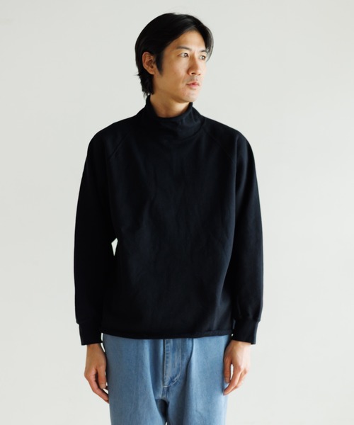 WALLA WALLA SPORT(ワラワラスポーツ)の「WALLA WALLA 13oz ROLL NECK TURTLE(スウェット・メンズ・インディゴブルー/ブラック/ヘザーグレー・S/M/L)」の4枚目の写真
