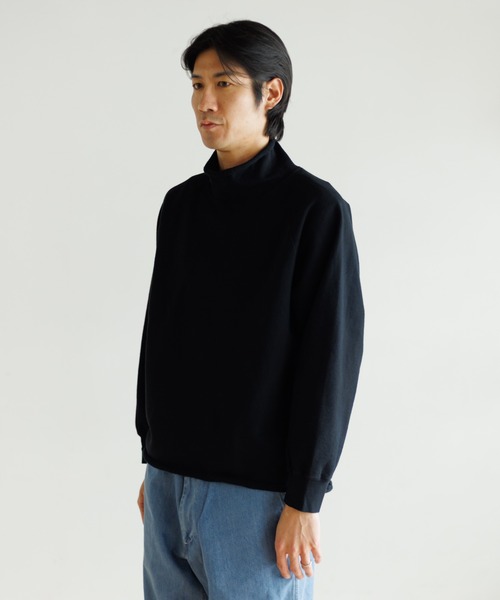 WALLA WALLA SPORT(ワラワラスポーツ)の「WALLA WALLA 13oz ROLL NECK TURTLE(スウェット・メンズ・インディゴブルー/ブラック/ヘザーグレー・S/M/L)」の5枚目の写真