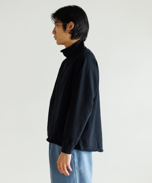 WALLA WALLA SPORT(ワラワラスポーツ)の「WALLA WALLA 13oz ROLL NECK TURTLE(スウェット・メンズ・インディゴブルー/ブラック/ヘザーグレー・S/M/L)」の6枚目の写真