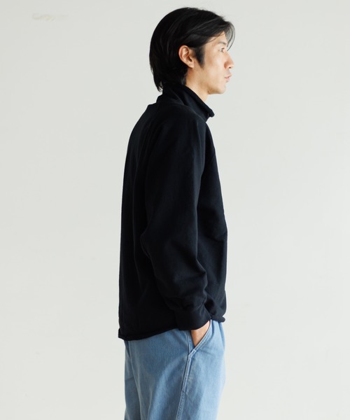 WALLA WALLA SPORT(ワラワラスポーツ)の「WALLA WALLA 13oz ROLL NECK TURTLE(スウェット・メンズ・インディゴブルー/ブラック/ヘザーグレー・S/M/L)」の8枚目の写真