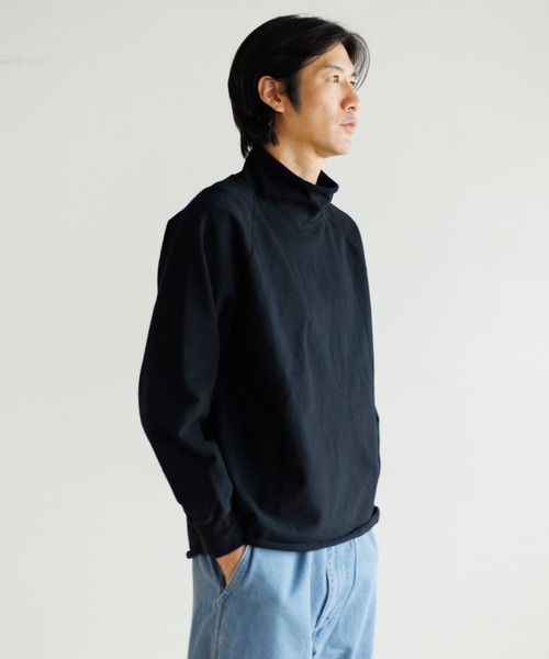 WALLA WALLA SPORT(ワラワラスポーツ)の「WALLA WALLA 13oz ROLL NECK TURTLE(スウェット・メンズ・インディゴブルー/ブラック/ヘザーグレー・S/M/L)」の9枚目の写真