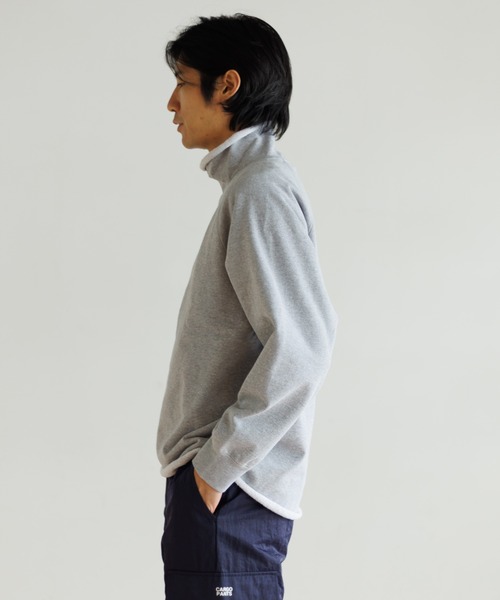WALLA WALLA SPORT(ワラワラスポーツ)の「WALLA WALLA 13oz ROLL NECK TURTLE(スウェット・メンズ・インディゴブルー/ブラック/ヘザーグレー・S/M/L)」の20枚目の写真