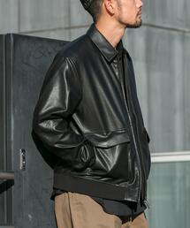 URBAN RESEARCH ROSSO MEN | 『XLサイズあり』ビーガンファブリックジップブルゾン(ブルゾン)