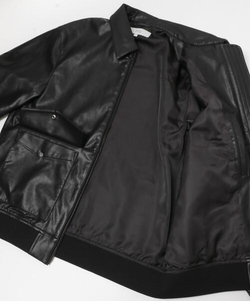 URBAN RESEARCH ROSSO MEN（アーバンリサーチロッソメン）の「『XLサイズあり』ビーガンファブリックジップブルゾン（ブルゾン・メンズ・ブラック・LARGE/X-LARGE/MEDIUM）」の15枚目の写真