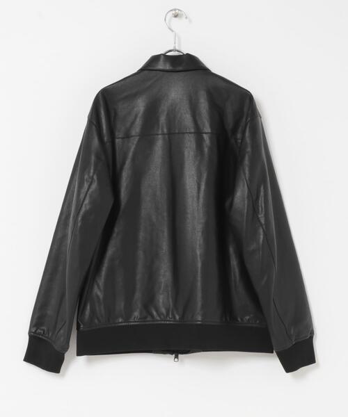 URBAN RESEARCH ROSSO MEN（アーバンリサーチロッソメン）の「『XLサイズあり』ビーガンファブリックジップブルゾン（ブルゾン・メンズ・ブラック・LARGE/X-LARGE/MEDIUM）」の16枚目の写真