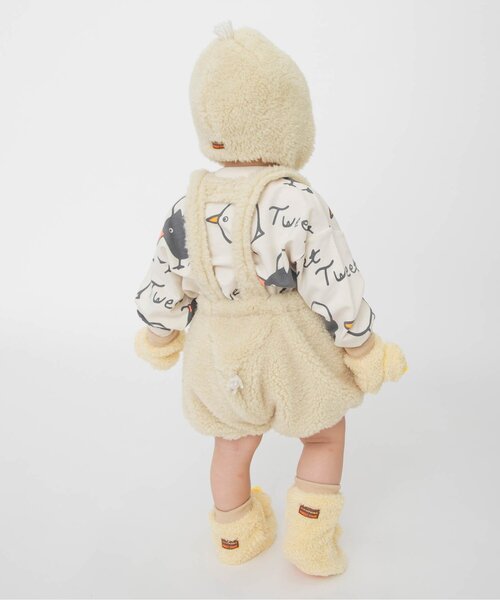 BREEZE(ブリーズ)の「FUN!FAN!アニマル 総柄ボディオール(ロンパース・キッズ・アイボリー/ブルー・70/80)」の11枚目の写真