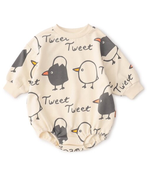 BREEZE(ブリーズ)の「FUN!FAN!アニマル 総柄ボディオール(ロンパース・キッズ・アイボリー/ブルー・70/80)」の14枚目の写真