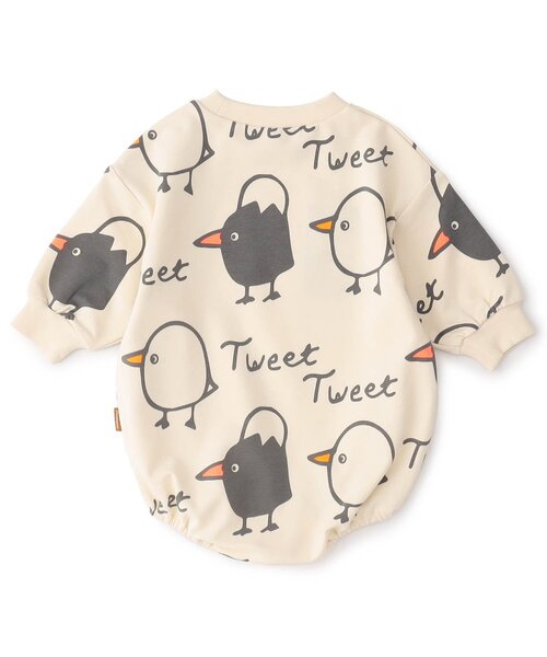 BREEZE(ブリーズ)の「FUN!FAN!アニマル 総柄ボディオール(ロンパース・キッズ・アイボリー/ブルー・70/80)」の16枚目の写真