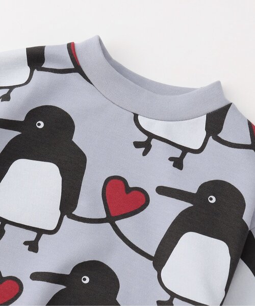 BREEZE(ブリーズ)の「FUN!FAN!アニマル 総柄ボディオール(ロンパース・キッズ・アイボリー/ブルー・70/80)」の17枚目の写真