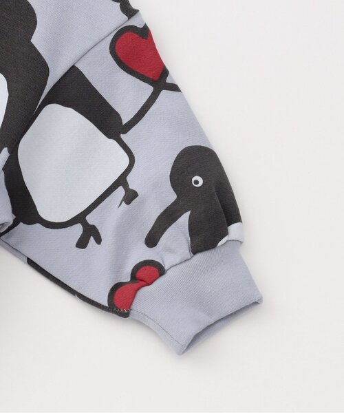 BREEZE(ブリーズ)の「FUN!FAN!アニマル 総柄ボディオール(ロンパース・キッズ・アイボリー/ブルー・70/80)」の18枚目の写真