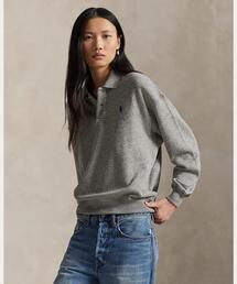 ラルフローレン♡シュランケン フィット テリー ポロ シャツ　パイル　ホワイト 82954567b_b_05_215.jpg