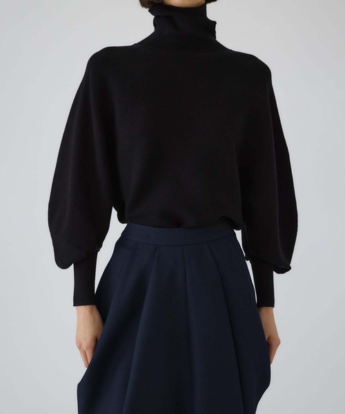 RIM.ARK(リムアーク)の「【RIM.ARK/リムアーク】Dolman wide washable knit/ドルマンワイドウォッシャブルニット(ニット/セーター・レディース・グレー/ブラック/ライトブルー・36)」の18枚目の写真