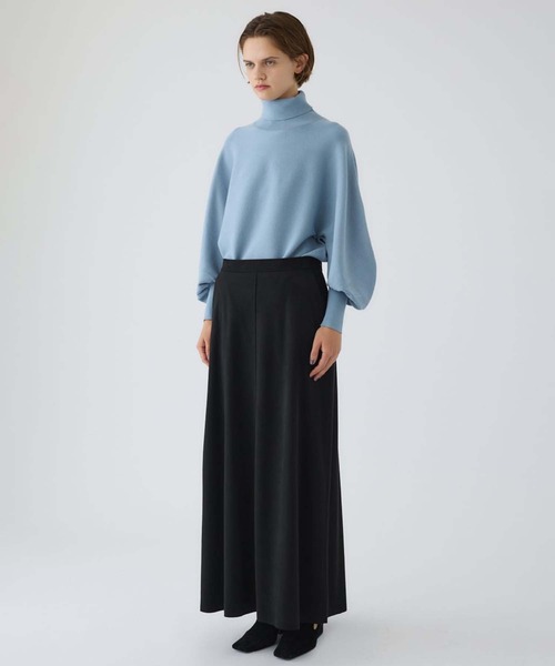 RIM.ARK(リムアーク)の「【RIM.ARK/リムアーク】Dolman wide washable knit/ドルマンワイドウォッシャブルニット(ニット/セーター・レディース・グレー/ブラック/ライトブルー・36)」の5枚目の写真
