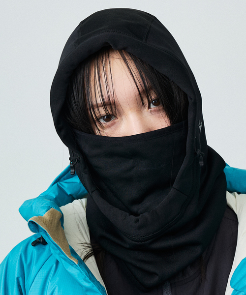 NANGA(ナンガ)の「【NANGA / ナンガ】Polartec Power Stretch Balaclava / ポーラテック パワーストレッチ バラクラバ(NA2443-3B402)(キャップ・メンズ・ブラック/グレー・フリー)」の1枚目の写真
