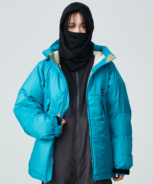 NANGA(ナンガ)の「【NANGA / ナンガ】Polartec Power Stretch Balaclava / ポーラテック パワーストレッチ バラクラバ(NA2443-3B402)(キャップ・メンズ・ブラック/グレー・フリー)」の3枚目の写真