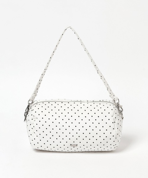 Heather(ヘザー)の「ドットボストンBAG 607266(ボストンバッグ・レディース・オフホワイト/ブラック・ONE SIZE)」の2枚目の写真