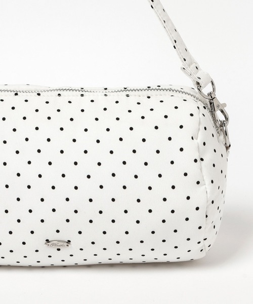 Heather(ヘザー)の「ドットボストンBAG 607266(ボストンバッグ・レディース・オフホワイト/ブラック・ONE SIZE)」の11枚目の写真