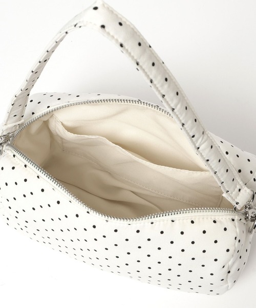 Heather(ヘザー)の「ドットボストンBAG 607266(ボストンバッグ・レディース・オフホワイト/ブラック・ONE SIZE)」の21枚目の写真