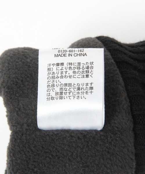 BAYFLOW（ベイフロー）の「[ギフトにもおすすめ]コード付きキルトフードミトン（手袋・レディース・ブラック/ライトグレー・FREE）」の12枚目の写真