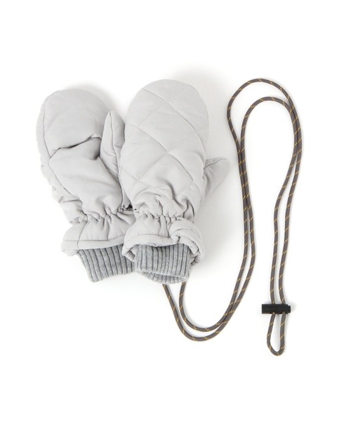 BAYFLOW（ベイフロー）の「[ギフトにもおすすめ]コード付きキルトフードミトン（手袋・レディース・ブラック/ライトグレー・FREE）」の20枚目の写真