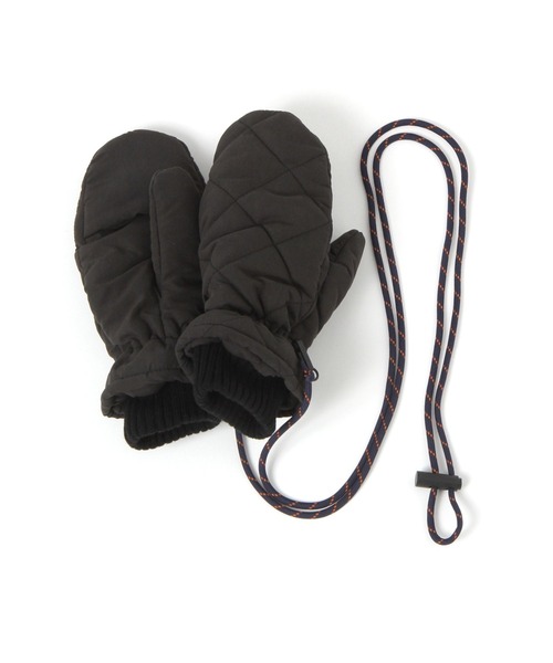 BAYFLOW（ベイフロー）の「[ギフトにもおすすめ]コード付きキルトフードミトン（手袋・レディース・ブラック/ライトグレー・FREE）」の21枚目の写真