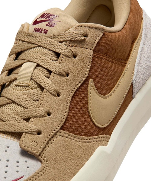 NIKE SB(ナイキエスビー)の「NIKE SB/ナイキエスビー スケシュー NIKE SB FORCE 58 DV5477-202(スニーカー・メンズ・ブラウン・26.5cm/27.0cm/28.0cm/28.5cm/29.0cm/27.5cm/26.0cm)」の7枚目の写真