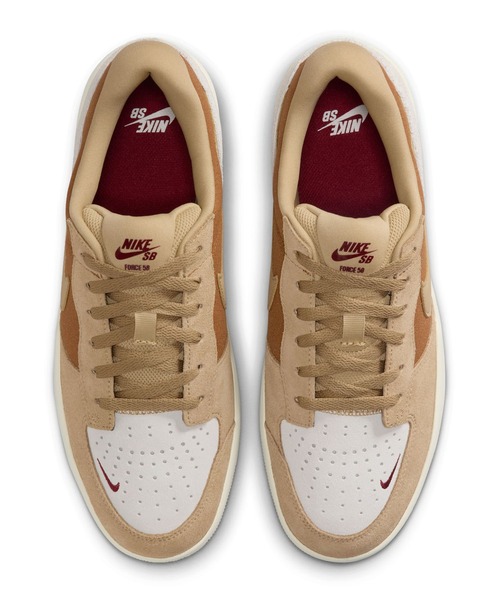 NIKE SB(ナイキエスビー)の「NIKE SB/ナイキエスビー スケシュー NIKE SB FORCE 58 DV5477-202(スニーカー・メンズ・ブラウン・26.5cm/27.0cm/28.0cm/28.5cm/29.0cm/27.5cm/26.0cm)」の5枚目の写真