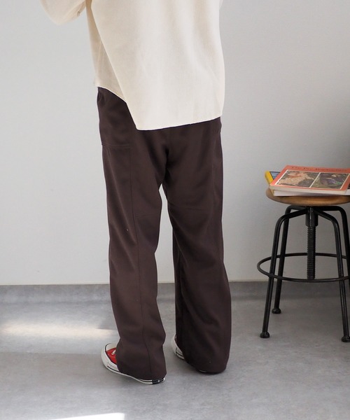 セール】〈セットアップ対応〉ツイルジャージーイージーワークパンツ