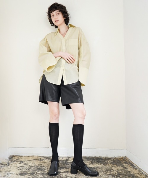 ALM.（アルム）の「【ALM/アルム】TICO LEATHER PUMPS/ティコレザーパンプス（パンプス・レディース・ブラック・36/37/38）」の7枚目の写真