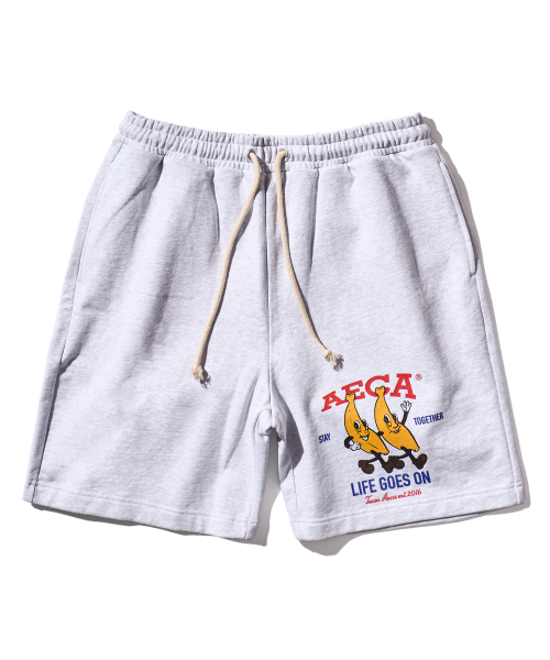 AECA(エイカ)の「STAY TOGETHER SWEAT SHORTS-LIGHT GREY(その他パンツ・レディース・その他・SMALL/MEDIUM/LARGE/X-LARGE)」の1枚目の写真
