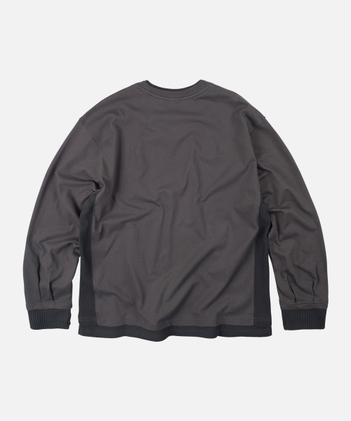FRIZMWORKS(フリズムワークス)の「RN LONG SLEEVE TEE _ DARK GRAY(Tシャツ/カットソー・メンズ・その他・SMALL/MEDIUM/LARGE/X-LARGE)」の2枚目の写真