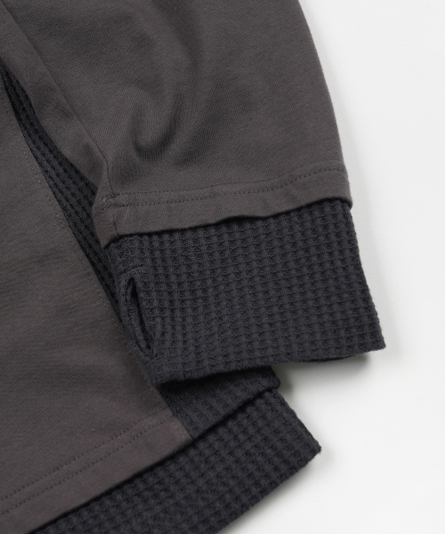FRIZMWORKS(フリズムワークス)の「RN LONG SLEEVE TEE _ DARK GRAY(Tシャツ/カットソー・メンズ・その他・SMALL/MEDIUM/LARGE/X-LARGE)」の4枚目の写真
