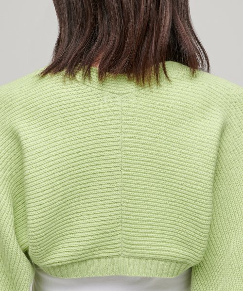 MUSINSA STANDARD WOMAN（ムシンサスタンダードウーマン）の「ウィメンズボレロカーディガン [ペイルグリーン]（カーディガン/ボレロ・レディース・その他・SMALL/MEDIUM）」の4枚目の写真