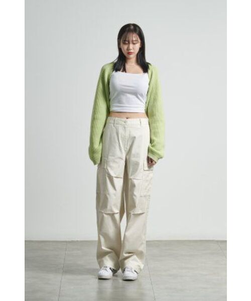 MUSINSA STANDARD WOMAN（ムシンサスタンダードウーマン）の「ウィメンズボレロカーディガン [ペイルグリーン]（カーディガン/ボレロ・レディース・その他・SMALL/MEDIUM）」の7枚目の写真