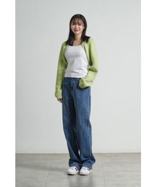 MUSINSA STANDARD WOMAN（ムシンサスタンダードウーマン）の「ウィメンズボレロカーディガン [ペイルグリーン]（カーディガン/ボレロ・レディース・その他・SMALL/MEDIUM）」の8枚目の写真