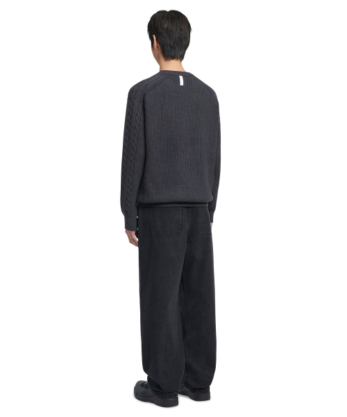 NOMANUAL(NOMANUAL)の「ANOMALY KNIT ZIP-UP - CHARCOAL(カーディガン/ボレロ・レディース・その他・SMALL/MEDIUM/LARGE)」の4枚目の写真