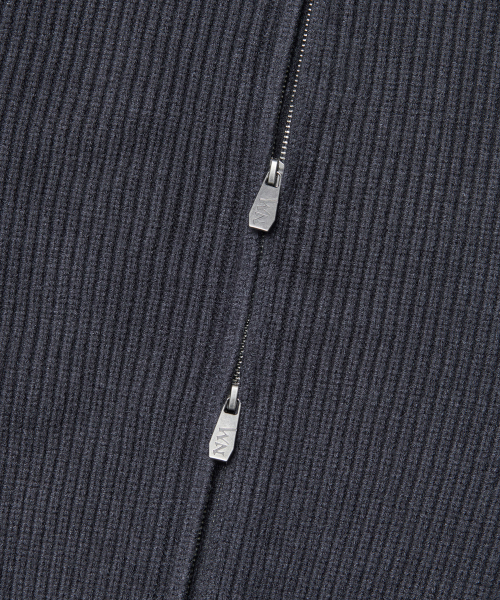 NOMANUAL(NOMANUAL)の「ANOMALY KNIT ZIP-UP - CHARCOAL(カーディガン/ボレロ・レディース・その他・SMALL/MEDIUM/LARGE)」の6枚目の写真