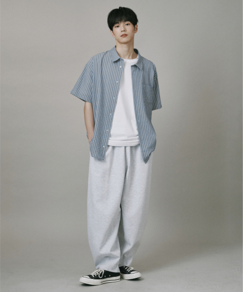 Verdnt（バーダント）の「マルチストライプバックロゴシャツ[ブルー]（シャツ/ブラウス・レディース・その他・SMALL/MEDIUM/LARGE）」の6枚目の写真