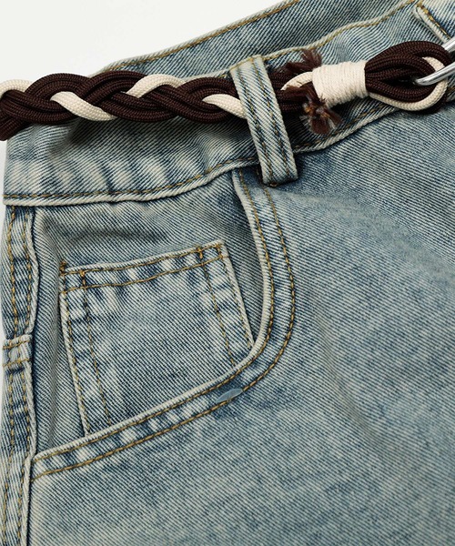 HOOK(フック)の「HOOK -select- パラコードベルト付きデニムバルーンパンツ(デニムパンツ・メンズ・ブラック/ブルー・M/L/S)」の13枚目の写真
