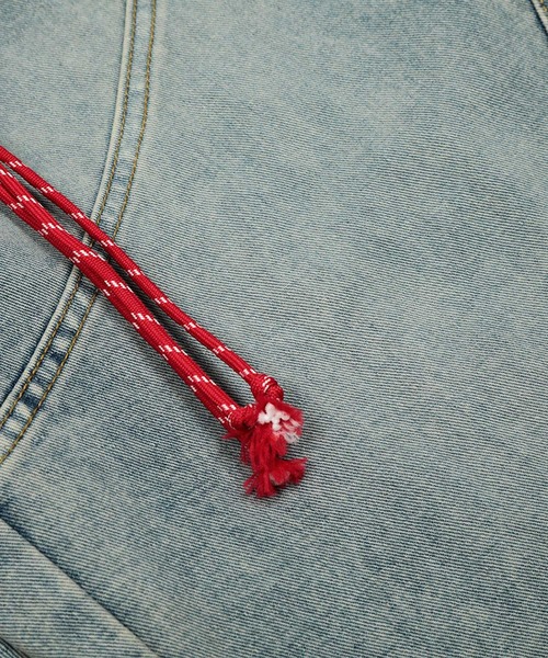 HOOK(フック)の「HOOK -select- パラコードベルト付きデニムバルーンパンツ(デニムパンツ・メンズ・ブラック/ブルー・M/L/S)」の9枚目の写真